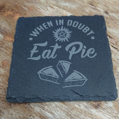 Supernatural inspired Slate Coasters