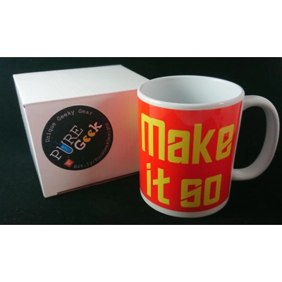 Make it so mug by Pure Geek