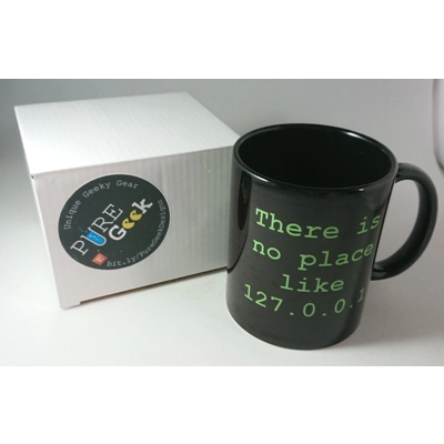 There is no place like 127.0.0.1 mug by Pure Geek