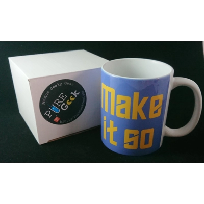 Make it so mug by Pure Geek