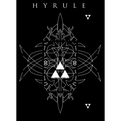 HYRULE geometric T-shirt by Pure Geek