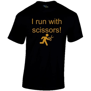 I run with scissors I run with scissors