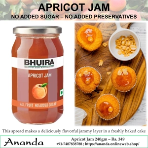 Apricot Jam ( No Added Sugar) 240g