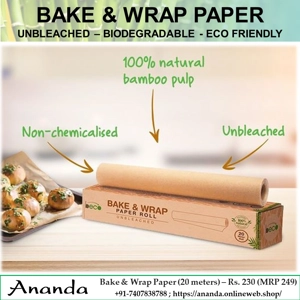 Bake & Wrap Paper 20 Mtr Bake & Wrap Paper 20 Mtr