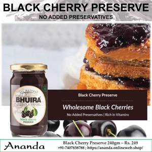 Black Cherry Preserve 240gm Black Cherry Preserve 240gm