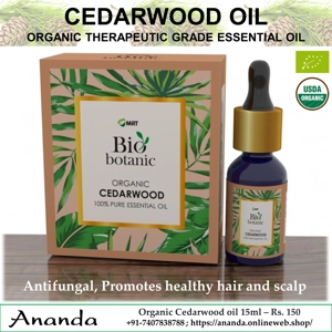 Organic Cedarwood oil 15ml