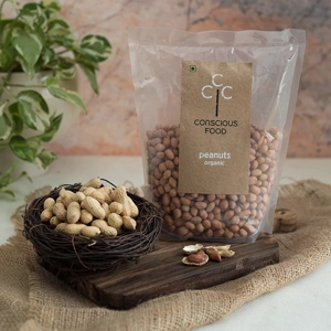 Organic Raw Peanuts 500gm