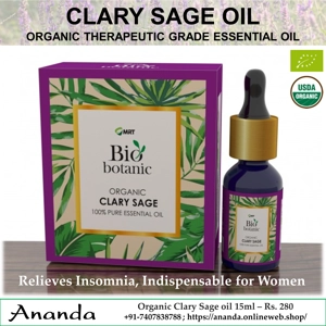 Organic Clary Sage oil 15ml