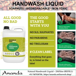Natural Handwash Refill 5 Litre