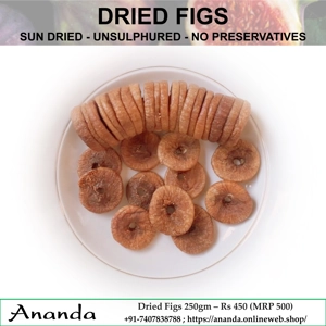 Dried Figs 250gm
