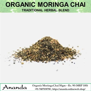 Organic Moringa Chai Tea 50gm Organic Moringa Chai Tea 50gm