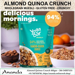 Almond Quinoa Crunch Muesli 400g