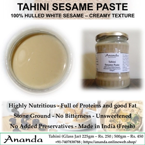 Tahini 500gm (Glass Jar)