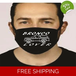 Ford Bronco Lover Face Mask Cotton Washable Social Distanc..
