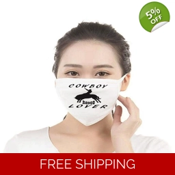 Rodeo Cowboy Lover Face Mask Cotton Washeable Social Dista..