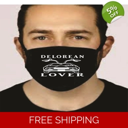 Delorean Lover Face Mask Cotton Washeable Social Distancin..