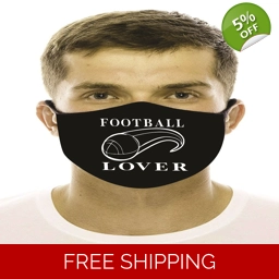 Football Lover Face Masks Cotton Washable Social Distancin..