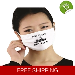 Jet Ski Face Mask Cotton Washable Social Distancing stop t..