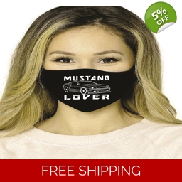Mustang Lover Face Mask Cotton Washeable Social Distancing..