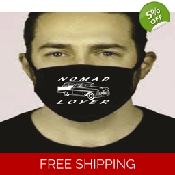 Chevy Nomad Lover Face Mask Washable Reusable Social Dista..