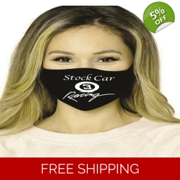Stock Car Racing Face Mask Cotton Washable Great Gift For ..