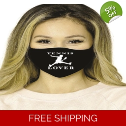 Tennis Face Masks Cotton Washable Social Distancing