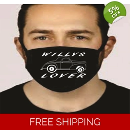 Willys Gasser Lover Face Mask Washable Reusable Social Dis..