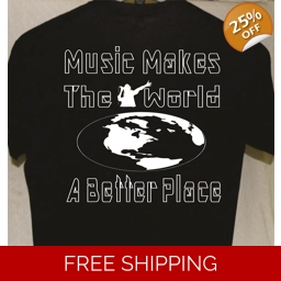 Rock n Roll Music T shirt more t shirts listed for sale Gr..