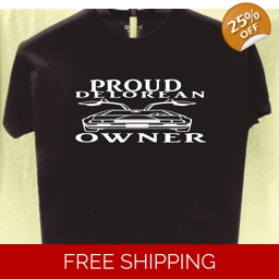 Delorean Proud Owner T shirt Great Gift for a Friend
