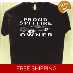 Triumph Spitfire Proud Owner T shirt Great Gift for a Friend