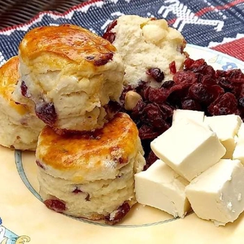 Cranberry & White Chocolate Scones