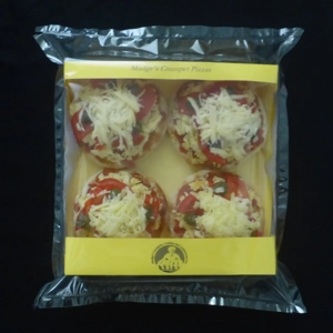 Crumpet Pizzas - Tomato, Capsicum & Capers