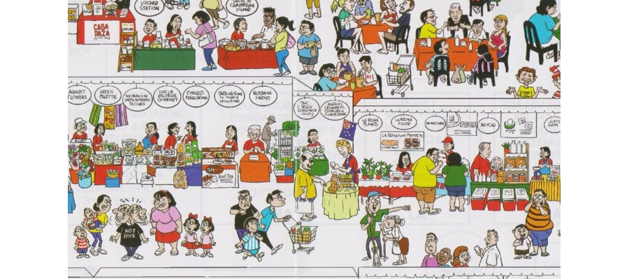 Salcedo Community Market on Saturday mornings