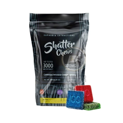 SHATTER CHEWS (Indica) 3000mg/pkg