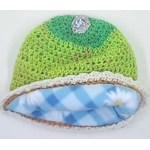 Ebuuks Green and Brown Flecked Variegated Hat and Eggshell Scarf Set with Daisy Fleece Lining Ebuuks Green and Brown Flecked Variegated Hat and Eggshell Scarf Set with Daisy Fleece Lining