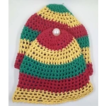 Ebuuks Red Yellow Green Variegated Two Hats with Satin and Fleece Lining Ebuuks Red Yellow Green Variegated Two Hats with Satin and Fleece Lining