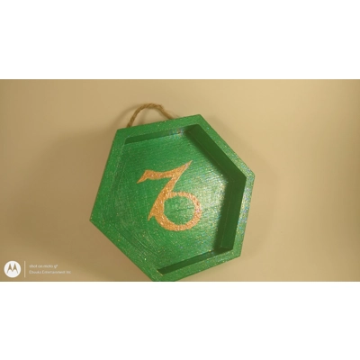 Ebuuks 9in Glitter Zodiac Hexagon Box Ebuuks 9in Glitter Zodiac Hexagon Box