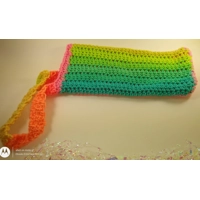 Ebuuks Retro Stripe Hand Crochet Bed Caddies