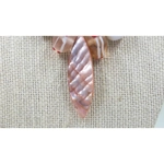 Long Teardrop Natural Shell and Glass Bead Necklace Long Teardrop Natural Shell and Glass Bead Necklace