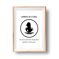 Women Quote Instant Wall Art Print