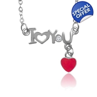 I Love You 925 Sterling Silver Ne..