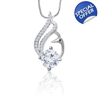Graceful Swan 925 Sterling Silver..
