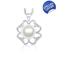 925 Sterling Silver Simulated Pea..