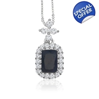 925 Sterling Silver Onyx and Cubi..