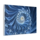 Beautiful Abstract Blue Satin Instant Wall Art P..