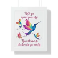 Hummingbird Positive Quote Instan..