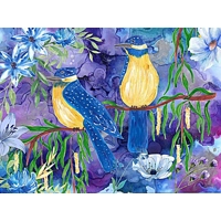 Abstract wall art ONE OFF kingfis..