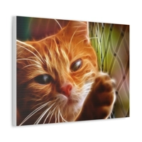 Cute Fibre Cat Instant Wall Art P..