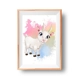 Baby Goat Children's Instant Wall Art Print