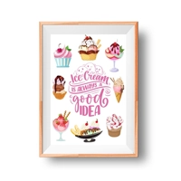 Ice Cream Lover Instant Wall Art ..
